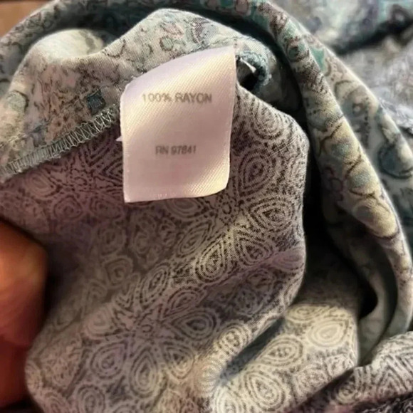 J Jill 3/4 button collar top size large - Picture 5 of 6